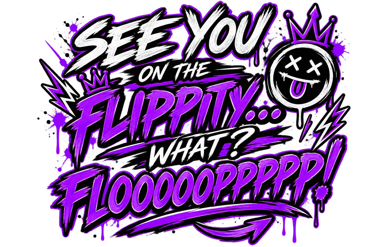 Flippity graphic artwork